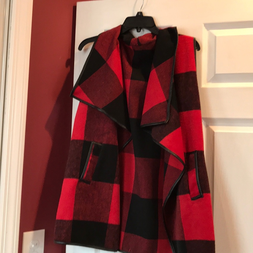 Plaid vest